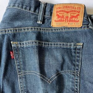 Levi’s men’s blue jeans straight fit
